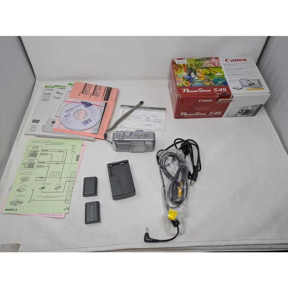 Canon Power Shot S45 AIAF Megapixels 4.0 Digital Camera PC1033-For Parts - Picture 1 of 11